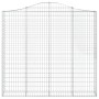 Cestas de gaviones 11 uds forma de arco hierro 200x30x180/200cm von , Töpfe und Pflanzgefäße - Ref: Foro24-3145523, Preis: 1,...