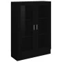 Vitrina de madera contrachapada negro 82,5x30,5x115 cm de vidaXL, Librerías y estanterías - Ref: Foro24-802751, Precio: 90,31...