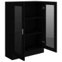 Vitrina de madera contrachapada negro 82,5x30,5x115 cm de vidaXL, Librerías y estanterías - Ref: Foro24-802751, Precio: 90,31...