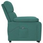 Sillón reclinable eléctrico tela verde oscuro by , Armchairs - Ref: Foro24-3073808, Price: 243,29 €, Discount: %