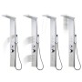 Sistema de panel de ducha acero inoxidable cuadrado von , Strahldüsen für Badewannen und Duschen - Ref: Foro24-142371, Preis:...