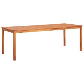 Mesa de jardín madera maciza de acacia 215x90x74 cm by , Garden tables - Ref: Foro24-45963, Price: 340,12 €, Discount: %