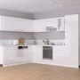 Glänzend weißer Hängeschrank aus technischem Glas und Holz von vidaXL, Küchenschränke - Ref: Foro24-802526, Preis: 70,81 €, R...