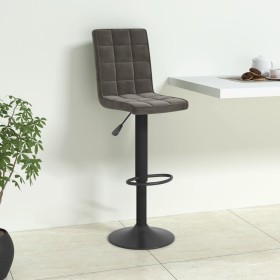 Taburete de cocina de terciopelo gris oscuro von , Küchenhocker - Ref: Foro24-335753, Preis: 84,54 €, Rabatt: %