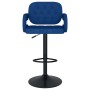 Taburetes de cocina 2 unidades tela azul by , Kitchen stools - Ref: Foro24-335621, Price: 168,72 €, Discount: %