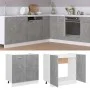 Schrank unter der Spüle aus grauem Sperrholz, 80 x 46 x 81,5 cm von vidaXL, Küchenschränke - Ref: Foro24-801200, Preis: 89,64...
