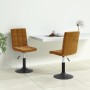 Sillas de comedor giratorias 2 unidades terciopelo marrón von , Essstühle - Ref: Foro24-335739, Preis: 117,38 €, Rabatt: %