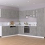 Schrank unter der Spüle aus grauem Sperrholz, 80 x 46 x 81,5 cm von vidaXL, Küchenschränke - Ref: Foro24-801200, Preis: 92,60...
