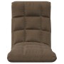 Silla de suelo plegable de tela marrón de , Sillas de suelo - Ref: Foro24-336587, Precio: 74,85 €, Descuento: %