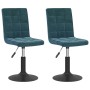 Sillas de comedor giratorias 2 uds terciopelo azul von , Essstühle - Ref: Foro24-335745, Preis: 108,51 €, Rabatt: %