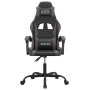 Silla gaming giratoria cuero sintético negro y gris by , Gaming chairs - Ref: Foro24-349571, Price: 105,25 €, Discount: %