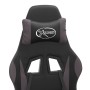 Silla gaming giratoria cuero sintético negro y gris by , Gaming chairs - Ref: Foro24-349571, Price: 105,25 €, Discount: %