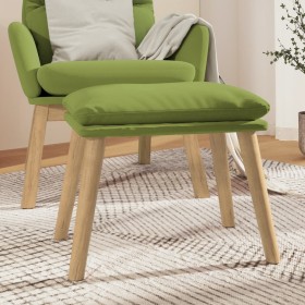 Reposapiés de terciopelo verde claro 45x29,5x35 cm de , Otomanas - Ref: Foro24-341438, Precio: 34,17 €, Descuento: %