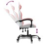 Silla gaming giratoria cuero sintético blanco y rosa by , Gaming chairs - Ref: Foro24-349600, Price: 105,26 €, Discount: %