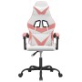 Silla gaming giratoria cuero sintético blanco y rosa by , Gaming chairs - Ref: Foro24-349552, Price: 104,19 €, Discount: %