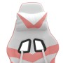 Silla gaming giratoria cuero sintético blanco y rosa by , Gaming chairs - Ref: Foro24-349552, Price: 104,19 €, Discount: %