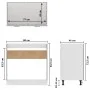 Schrank unter der Spüle aus grauem Sperrholz, 80 x 46 x 81,5 cm von vidaXL, Küchenschränke - Ref: Foro24-801200, Preis: 89,64...