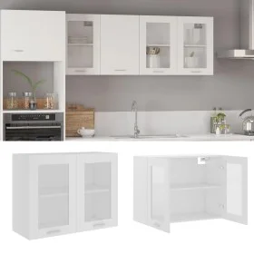 Armario colgante cocina contrachapada blanco 80x31x60 cm de vidaXL, Armarios de cocina - Ref: Foro24-802529, Precio: 73,27 €,...