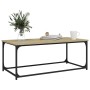Mesa de centro madera y hierro roble Sonoma 102x50x40 cm by , Coffee table - Ref: Foro24-823298, Price: 46,94 €, Discount: %