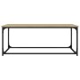 Mesa de centro madera y hierro roble Sonoma 102x50x40 cm by , Coffee table - Ref: Foro24-823298, Price: 46,94 €, Discount: %