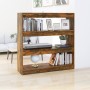 Estantería/divisor de espacios roble ahumado 100x30x103 cm von , Bücherregale und Regale - Ref: Foro24-813632, Preis: 90,39 €...