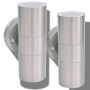 Lámpara de exterior 2 uds acero ascendente/descendente von , Außenbeleuchtung - Ref: Foro24-42415, Preis: 54,03 €, Rabatt: %