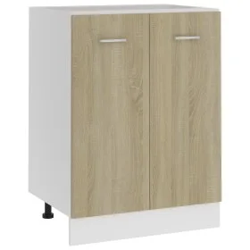 Unterer Küchenschrank aus Eichensperrholz, 60 x 46 x 81,5 cm von vidaXL, Küchenschränke - Ref: Foro24-801191, Preis: 70,99 €,...