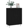 Aparador de madera de ingeniería negro 69,5x34x90 cm von , Sideboards - Ref: Foro24-830189, Preis: 82,89 €, Rabatt: %