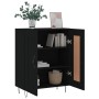 Aparador de madera de ingeniería negro 69,5x34x90 cm von , Sideboards - Ref: Foro24-830189, Preis: 82,89 €, Rabatt: %