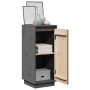 Aparador de madera maciza de pino gris 31,5x34x75 cm by , Sideboards - Ref: Foro24-813354, Price: 47,09 €, Discount: %