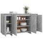 Aparador de madera contrachapada gris hormigón 135x41x75 cm by , Sideboards - Ref: Foro24-809597, Price: 160,03 €, Discount: %
