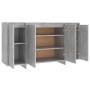 Aparador de madera contrachapada gris hormigón 135x41x75 cm by , Sideboards - Ref: Foro24-809597, Price: 160,03 €, Discount: %