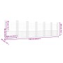 Cesta de gaviones forma de U 2 postes de hierro 740x20x200 cm by , fence panels - Ref: Foro24-151294, Price: 354,48 €, Discou...