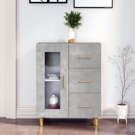 Aparador de madera de ingeniería gris hormigón 69,5x34x90 cm von , Sideboards - Ref: Foro24-812208, Preis: 89,94 €, Rabatt: %