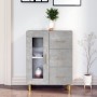 Aparador de madera de ingeniería gris hormigón 69,5x34x90 cm von , Sideboards - Ref: Foro24-812208, Preis: 89,94 €, Rabatt: %