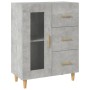 Aparador de madera de ingeniería gris hormigón 69,5x34x90 cm von , Sideboards - Ref: Foro24-812208, Preis: 89,94 €, Rabatt: %