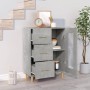 Aparador de madera de ingeniería gris hormigón 69,5x34x90 cm von , Sideboards - Ref: Foro24-812208, Preis: 89,94 €, Rabatt: %