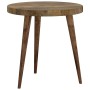 Juego de mesitas auxiliares 3 piezas MDF y hierro marrón oscuro de , Mesas auxiliares - Ref: Foro24-286094, Precio: 97,07 €, ...