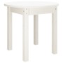 Mesa de centro de madera maciza de pino blanco Ø 45x40 cm by , Coffee table - Ref: Foro24-822333, Price: 38,41 €, Discount: %