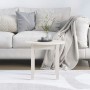 Mesa de centro de madera maciza de pino blanco Ø 45x40 cm by , Coffee table - Ref: Foro24-822333, Price: 38,41 €, Discount: %
