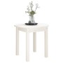 Mesa de centro de madera maciza de pino blanco Ø 45x40 cm by , Coffee table - Ref: Foro24-822333, Price: 38,41 €, Discount: %