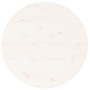 Mesa de centro de madera maciza de pino blanco Ø 45x40 cm by , Coffee table - Ref: Foro24-822333, Price: 38,41 €, Discount: %