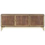 Mueble de TV de madera maciza de mango 120x30x46 cm von , TV-Möbel - Ref: Foro24-287756, Preis: 210,13 €, Rabatt: %