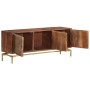 Mueble de TV de madera maciza de mango 120x30x46 cm von , TV-Möbel - Ref: Foro24-287756, Preis: 210,13 €, Rabatt: %