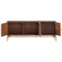 Mueble de TV de madera maciza de mango 120x30x46 cm von , TV-Möbel - Ref: Foro24-287756, Preis: 210,13 €, Rabatt: %