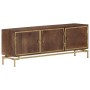 Mueble de TV de madera maciza de mango 120x30x46 cm von , TV-Möbel - Ref: Foro24-287756, Preis: 210,13 €, Rabatt: %