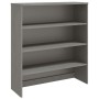 Aparador superior HAMAR pino macizo gris claro 90x30x100 cm by , Sideboards - Ref: Foro24-340435, Price: 96,63 €, Discount: %