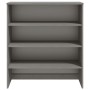 Aparador superior HAMAR pino macizo gris claro 90x30x100 cm by , Sideboards - Ref: Foro24-340435, Price: 96,63 €, Discount: %