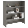 Aparador superior HAMAR pino macizo gris claro 90x30x100 cm by , Sideboards - Ref: Foro24-340435, Price: 96,63 €, Discount: %