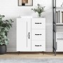 Aparador de madera de ingeniería blanco 69,5x34x90 cm by , Sideboards - Ref: Foro24-830252, Price: 93,39 €, Discount: %